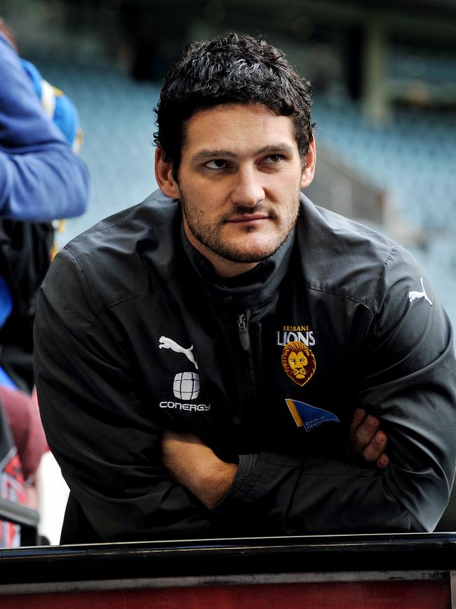 Fevola on the sidelines of a game in Melbourne.