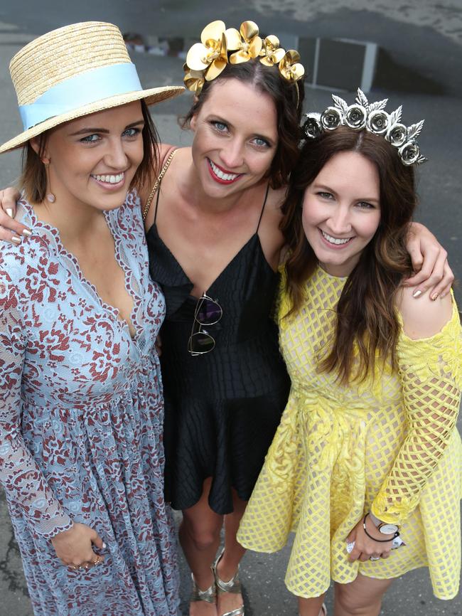 Kate Toholka, Annelise Wilson and Monika Berry. Picture: Glenn Ferguson