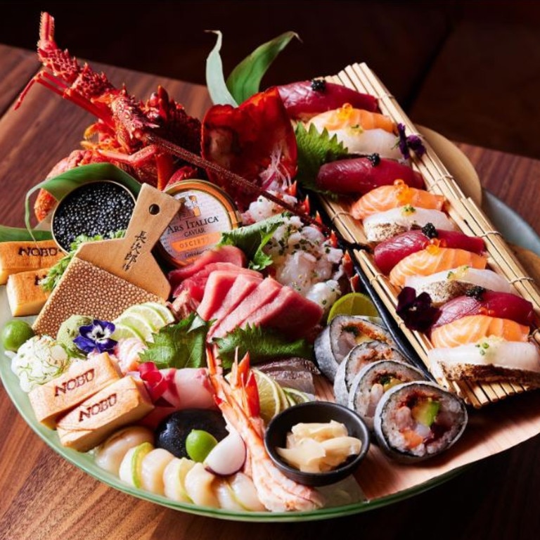 It blends Japanese tradition with locally inspired produce and seafood. Picture: Crown Sydney