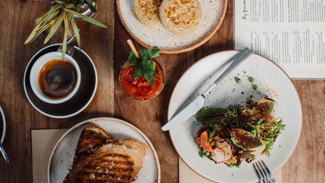 Brunch dishes at My Grandma Ben. Picture: Meaghan Coles photography