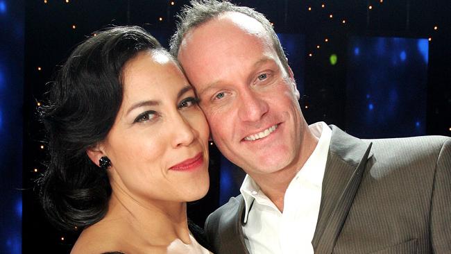 Kate Ceberano coached swimmer Daniel Kowalski for reality singing show It Takes Two. Pic: Channel 7