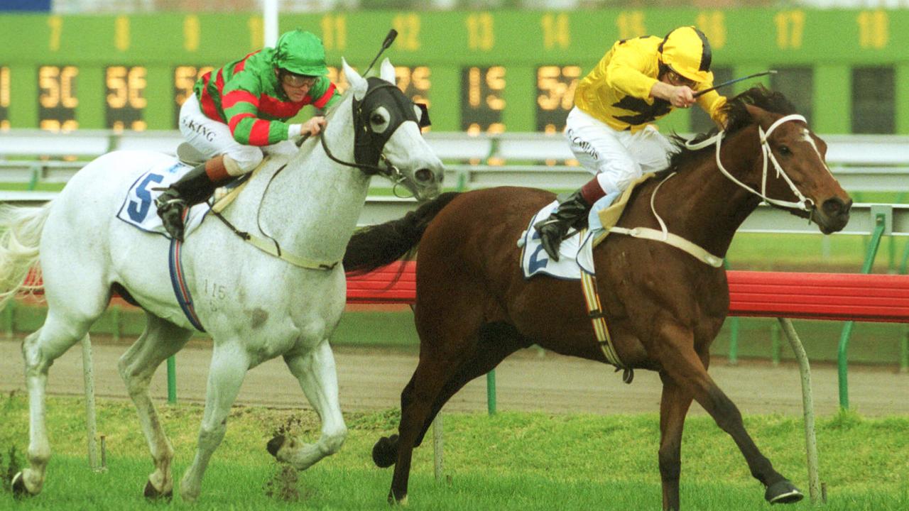 Horseracing - racehorse Northerly ridden by jockey Greg Childs winning Craiglee Stakes race 6 from Le Zagaletta at Flemington 07 Sep 2002. a/ct