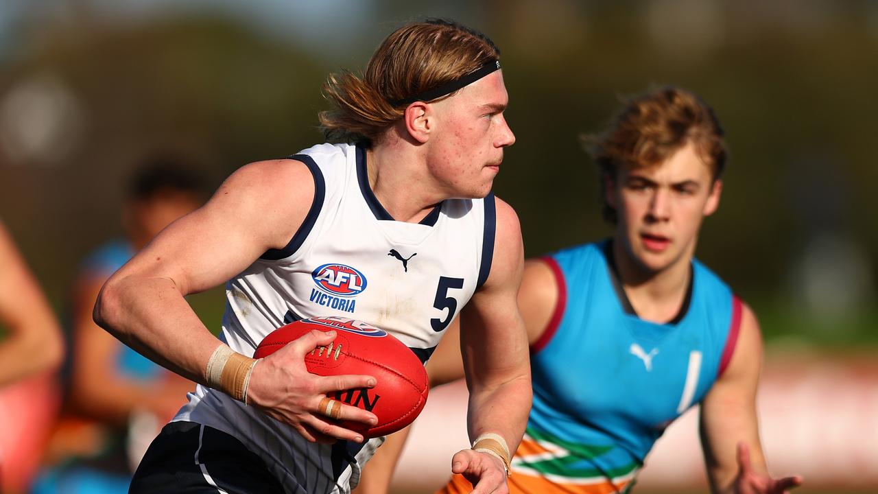 Let’s see more of young guns like Harley Reid. Picture: Graham Denholm/AFL Photos via Getty Images