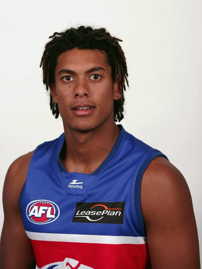 Rowan Nayna of the Western Bulldogs.