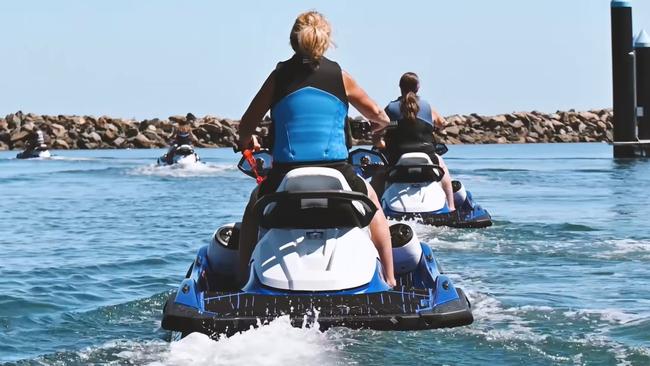 Jet Skiers out on the water with Wildwater Jetskis.