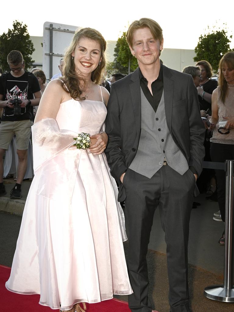 Toowoomba Christian College year 12 formal at Highfileds Cultural Centre. Mackenzie Schoenfisch and Conner McArthur.