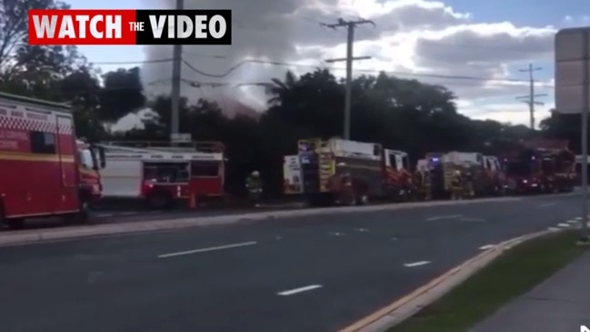 House fire on Nudgee Road in Hamilton (7 News)