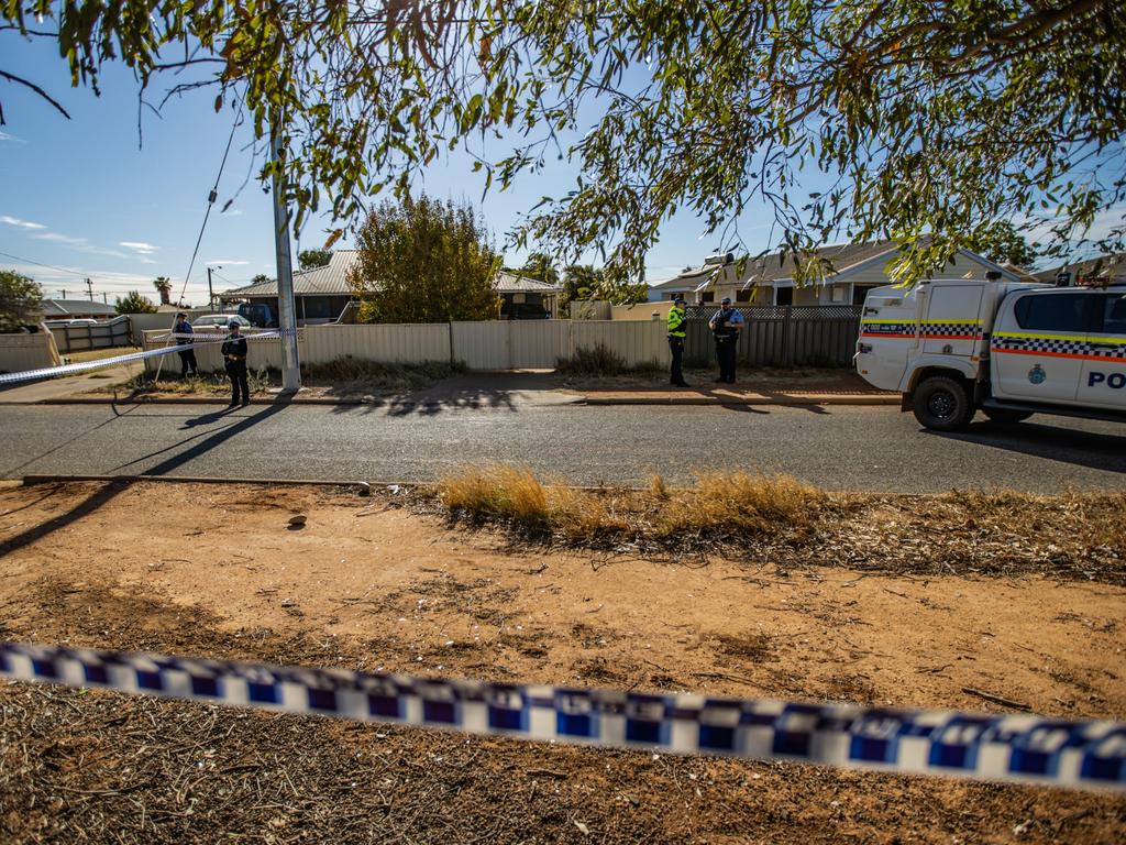 Phone data helped lead police to the house in Tonkin Crescent. Picture: Kelsey Reid/ The West Australian