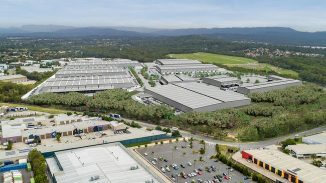 Artist impression of the Gold Coast Logistics Hub planned for former Colgate-Palmolive site at Arundel. Photo: Supplied