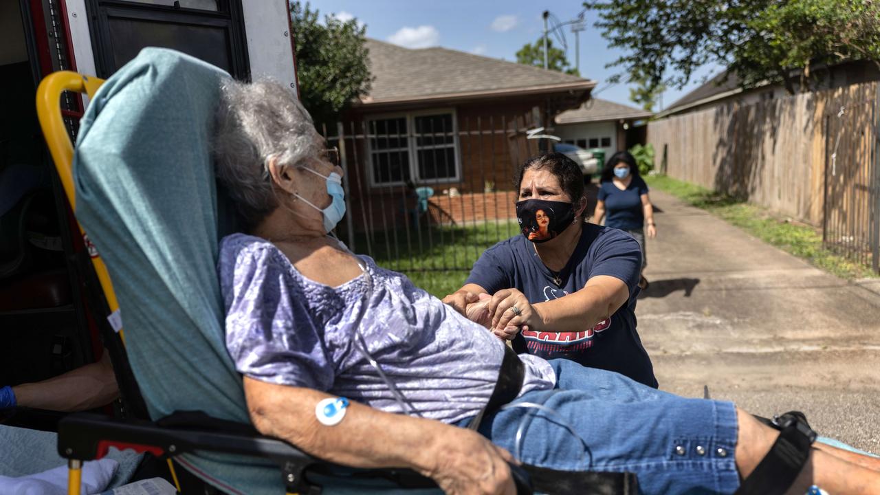 Another anti-restrictions and vaccine hesitant state, Texas, has seen a similar explosion of hospital-crippling covid cases. Picture: Getty Images