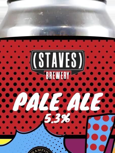 Staves Brewery Pale Ale.