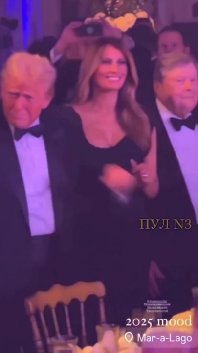 Trump, Melania, Musk break out dance moves on NYE