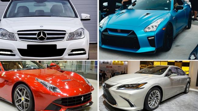 Luxury cars stolen on the Gold Coast.