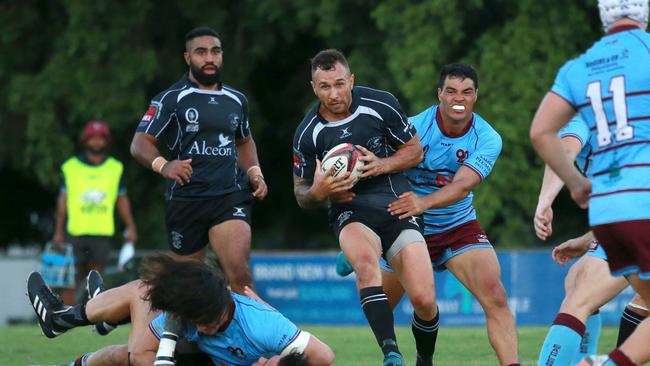 Cooper playing his first game of club rugby for Souths at Yeronga, Saturday March 17, 2018. (AAP/Image Sarah Marshall)