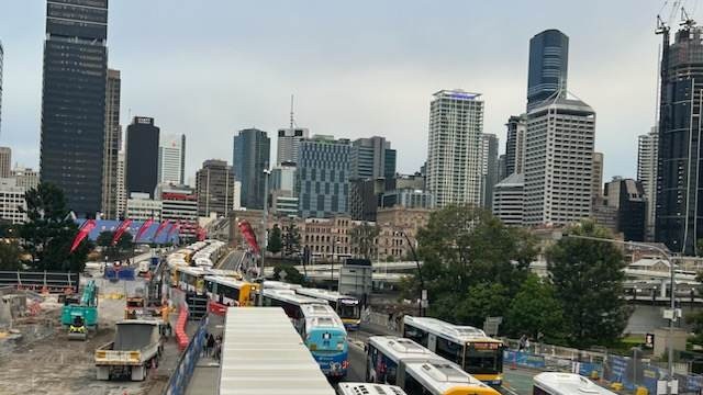 The attack occurred near the Cultural Centre in South Brisbane. Picture: Brisbane Incident Alerts