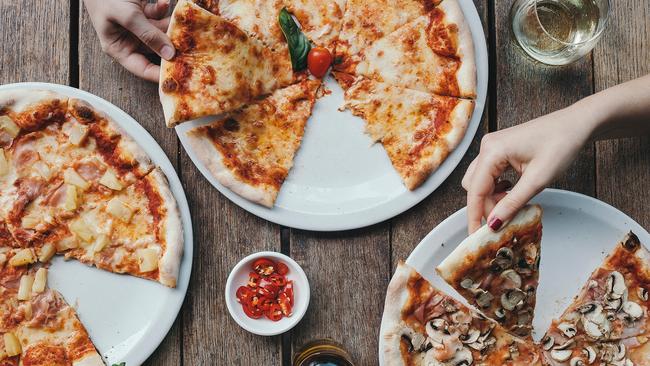 Pizza at Vapiano in Surfers Paradise.