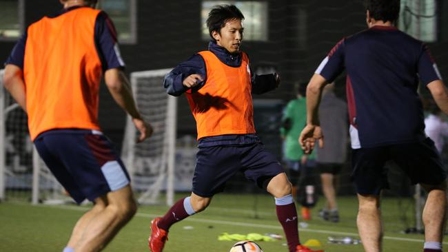 Apia Leichhardt Tigers player Tasuku Sekiya. Picture: Richard Dobson