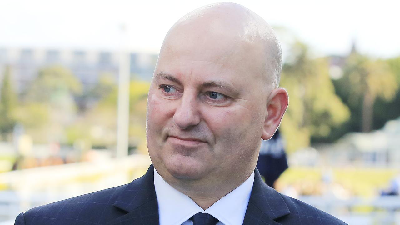 SYDNEY, AUSTRALIA - AUGUST 22: Trainer John Thompson looks on after winning race 6 with Sweet Deal during Sydney Racing on Winx Stakes Day at Royal Randwick Racecourse on August 22, 2020 in Sydney, Australia.  (Photo by Mark Evans/Getty Images)