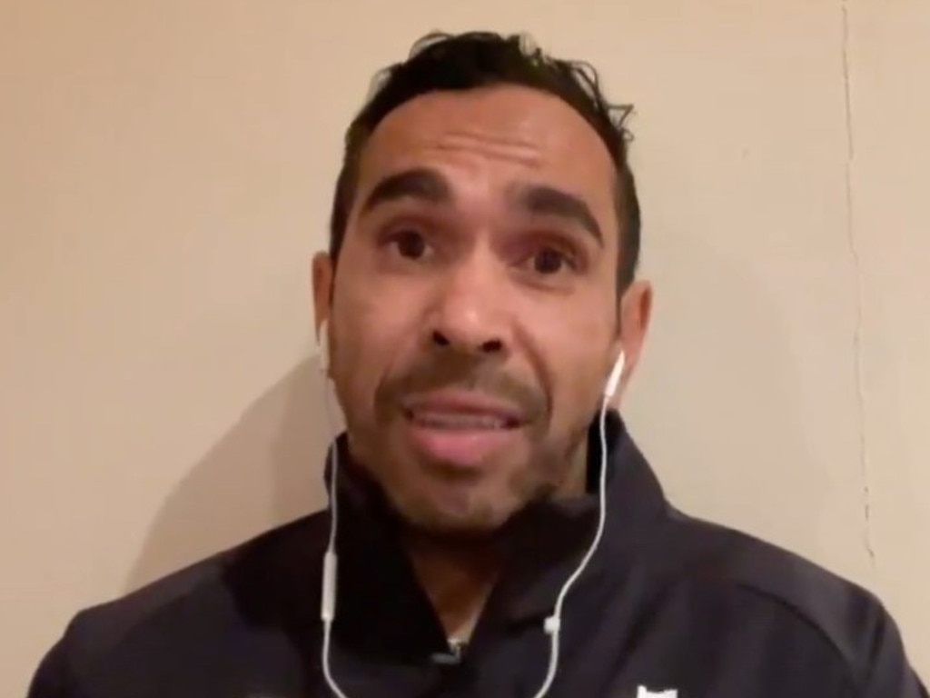 Eddie Betts on AFL 360 on Tuesday night.