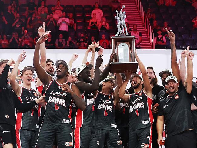 Novelly’s battle comes after the Illawarra Hawks’ championship winning season. Picture: Mark Metcalfe/Getty Images