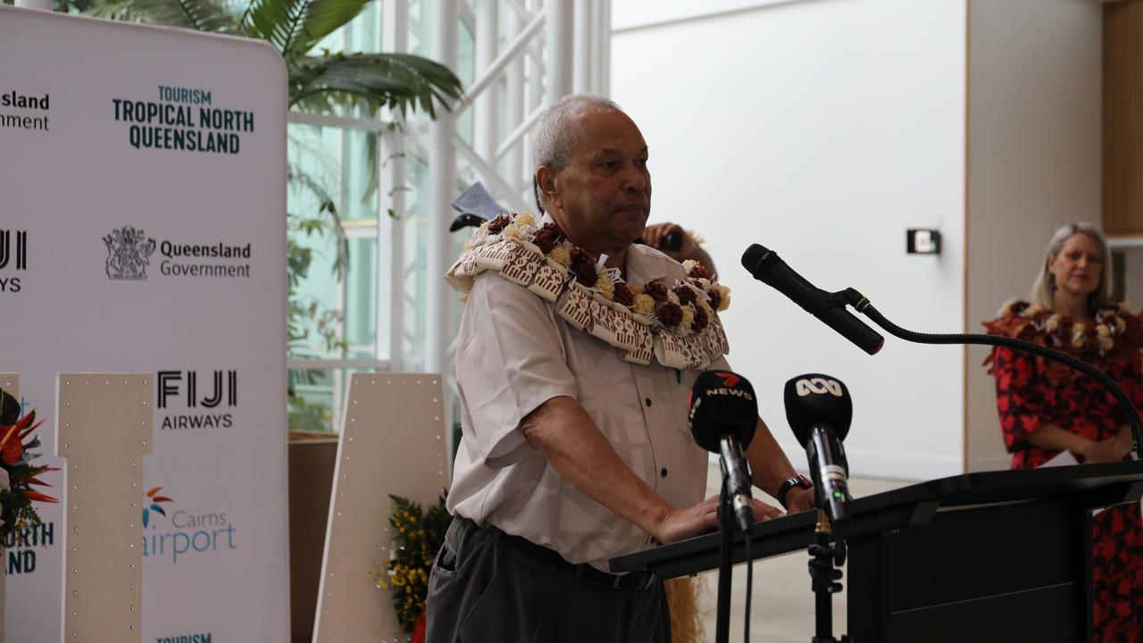 Regional General Manager Australia and Pacific Islands, Fiji Airways, John Nickel said Fiji Airways was the first airline to offer a direct flight between Cairns and Fiji. Photo: Catherine Duffy.