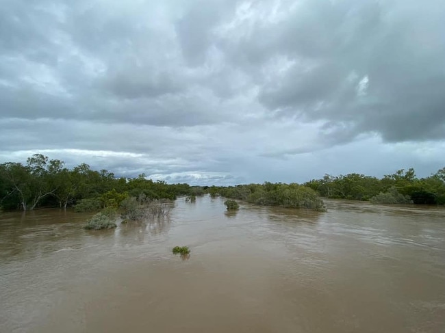 Katherine river 15.59m. Picture: Kaysie-Ann Richards