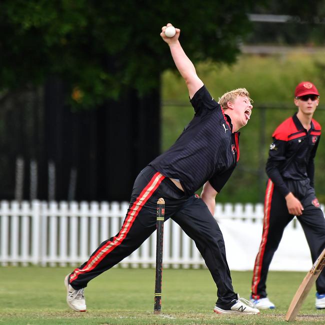 Terrace Harry Jackson GPS First XI cricket between Terrace and Ipswich Grammar School Saturday February 1, 2025. Picture, John Gass