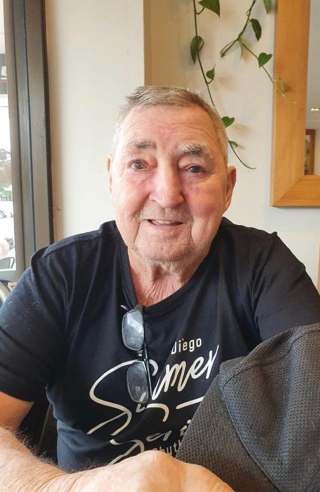 Peter Elwin went missing on Friday and was found on Sunday. Picture: Supplied