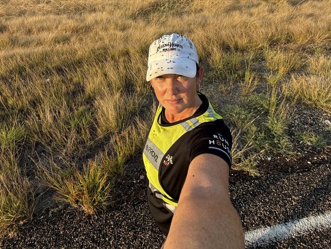 Dawn Beaumont is riding and running (daily duathlons) around the country to raise funds for RFDS and the Heart Foundation and ran Darwin's City2Surf on Sunday, June 1.