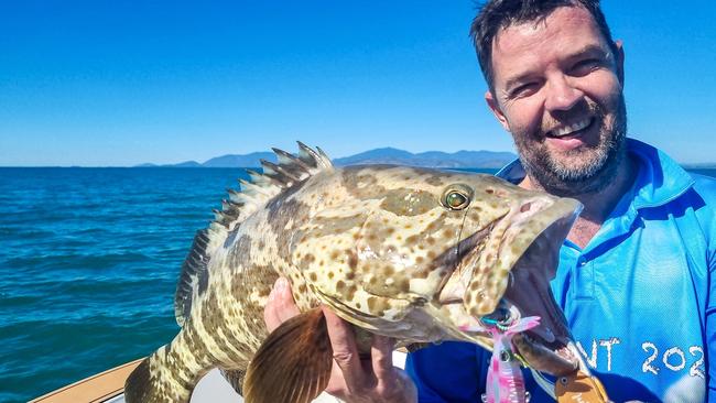 Daniel Coleman used a Squidtrex lure to pin this fat and tasty 75cm cod