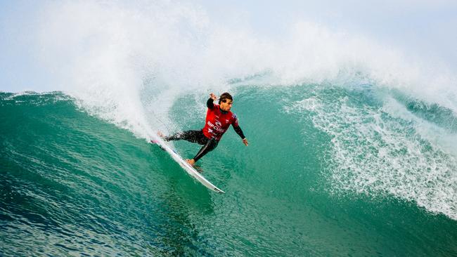 Jack Robinson won his opening heat at the Rip Curl Pro Bells Beach. (Photo by Ed Sloane/World Surf League)