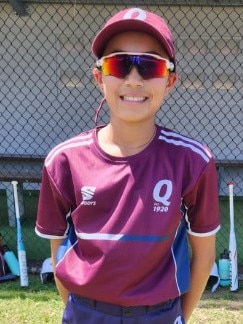 Kira Russell will represent Queensland in the National under 12s School Sports Softball Championships in Cairns. Picture: Supplied