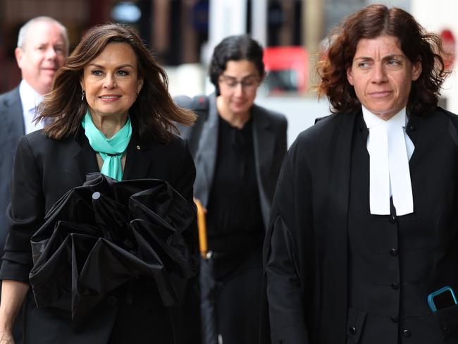 Lisa Wilkinson at the Supreme Court. Picture: NCA NewsWire / David Swift