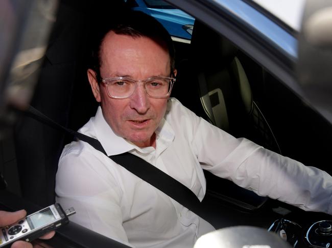 PERTH , AUSTRALIA - NewsWire Photos  JUNE 2  , 2023 Premier Mark McGowan.  arrives at Dumas House for his last day as Premier. Picture: NCA NewsWire / Sharon Smith,