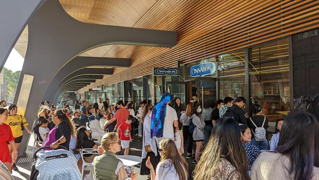 The queues at Cinnabon in January when it made its foray into the hungry Sydney market.