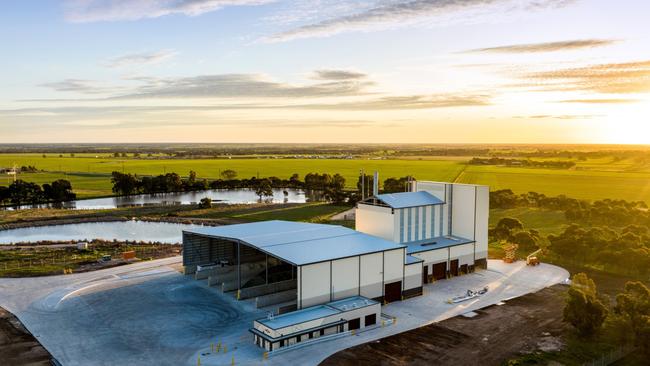 Orora's beneficiation plant in Kingsford, in South Australian. Picture: Supplied