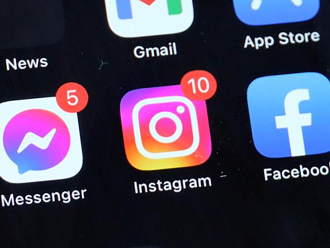 Instagram, Facebook and Messenger owner Meta is worth $1.95 trillion. Picture: NewsWire / Nicholas Eagar