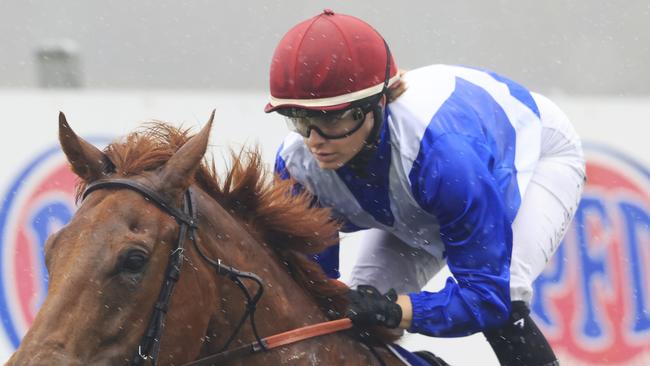 Alysha Collett rides Sebring’s Rose at Goulburn. Picture: Getty Images