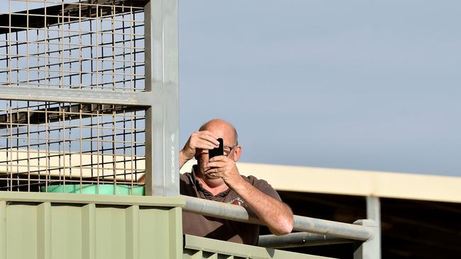 Raids were conducted at Warrnambool at the same time as at Miners Rest. Picture: Robin Sharrock