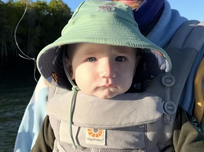 Aaron Spletter with his son Henry Spletter who died at a Cairns kindergarten last week. Picture: Supplied