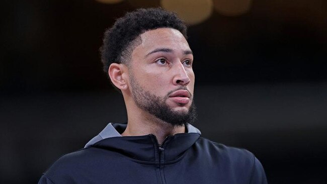 MEMPHIS, TENNESSEE - OCTOBER 24: Ben Simmons #10 of the Brooklyn Nets warms up before the game against the Memphis Grizzlies at FedExForum on October 24, 2022 in Memphis, Tennessee. NOTE TO USER: User expressly acknowledges and agrees that, by downloading and or using this photograph, User is consenting to the terms and conditions of the Getty Images License Agreement. (Photo by Justin Ford/Getty Images)