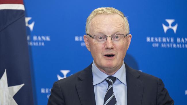 RBA governor Philip Lowe. Picture: Louie Douvis - Pool/Getty Images