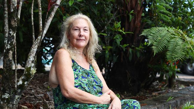 Myola resident Kat Thompson who has MS said she choose to fully vaccinated to protect her from coronavirus. Picture: Brendan Radke