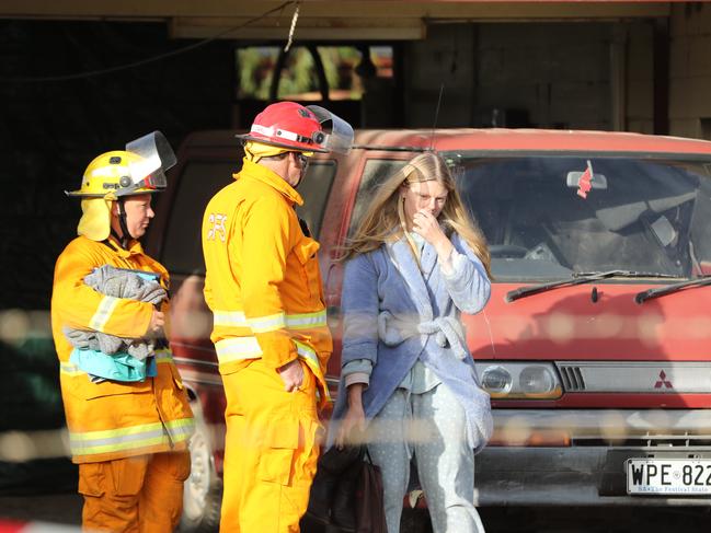 26.5.2020.Clothes dryer sparks house fire on Glover Rd, Two Wells.Resident Jaziah Holland 19, lives at the house with her grandmother. PIC TAIT SCHMAAL.