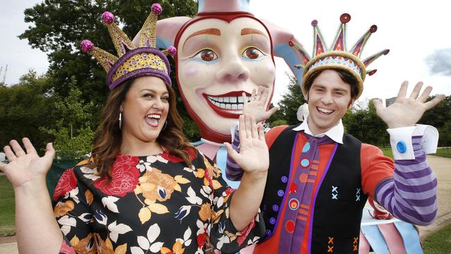 The 2018 Moomba Monarchs are Chrissie Swan and Jimmy Giggle, and they will head the Moomba parade. Picture: David Caird