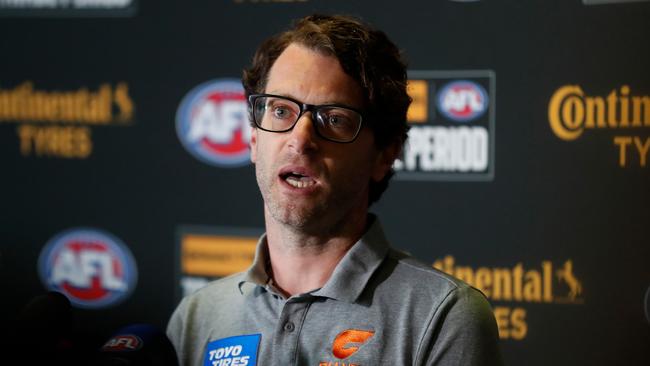 Giants national recruiting manager Adrian Caruso says several of this year’s likely top draftees have a ‘go-home’ risk. Picture: Getty Images