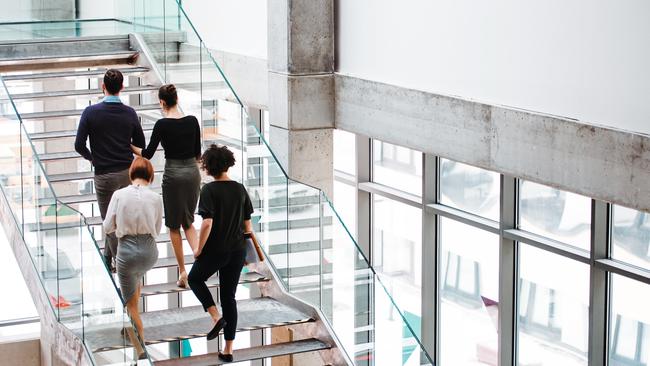 Marching up and down more than five flights of stairs a day was associated with improved blood sugar and cholesterol levels.