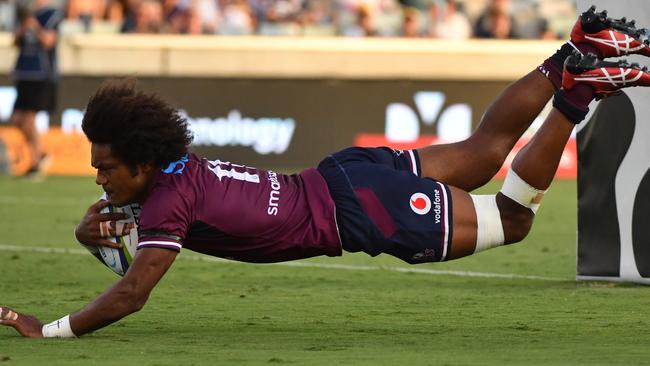 Henry Speight got on the scoresheet for the Reds. Picture: AAP