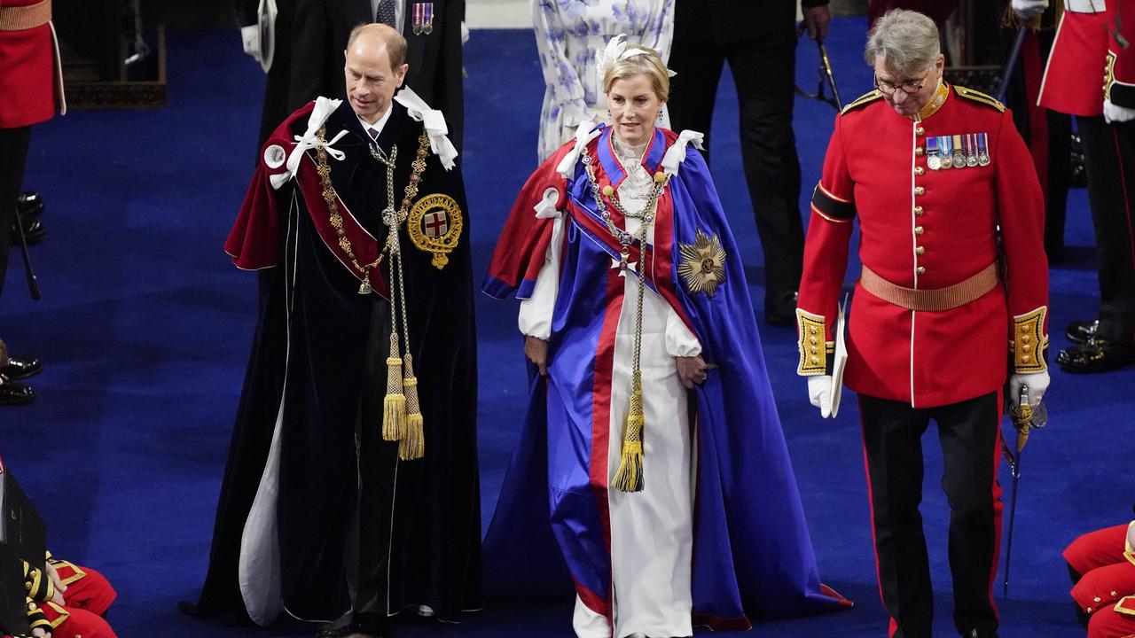 The Duke and Duchess of Edinburgh at the coronation. Picture: Getty Images