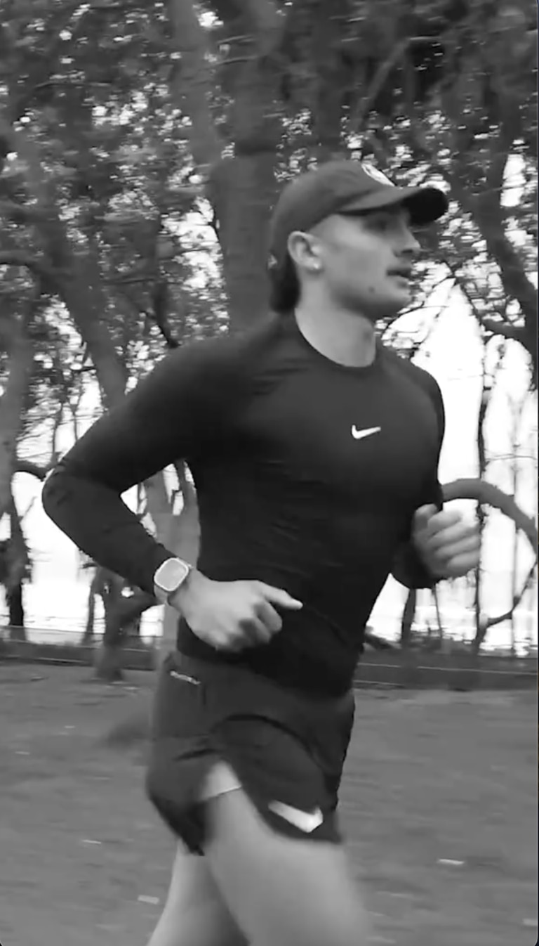 Jamarra Ugle-Hagan posts a training video with the caption 